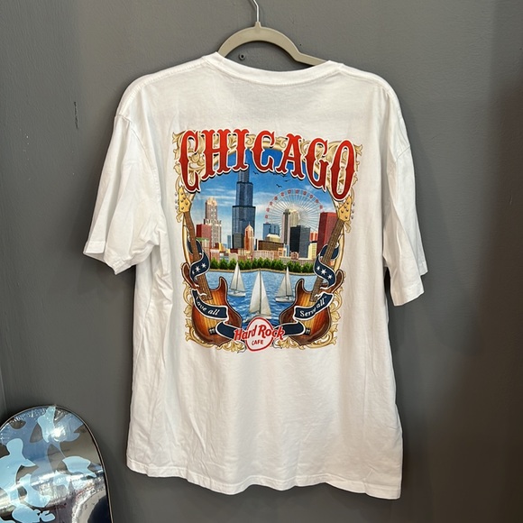 Vintage Hard Rock Cafe Chicago T-Shirt Size XL - Picture 2 of 2